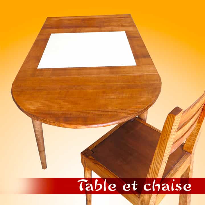 Table et chaise 3